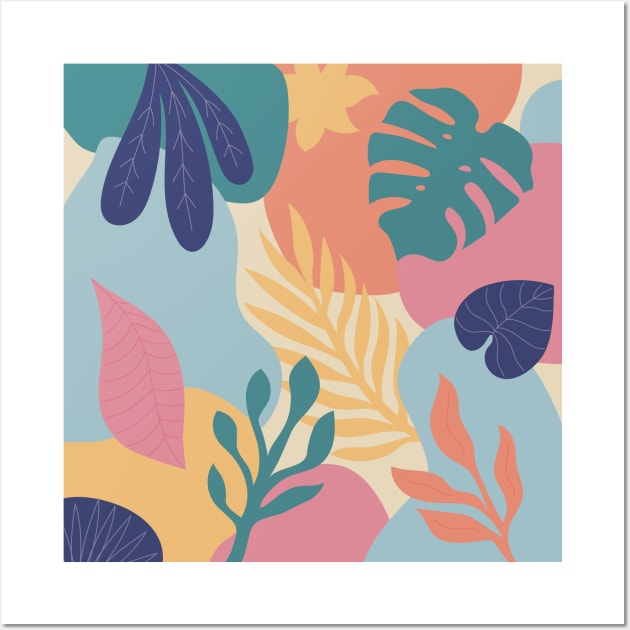 Tropical Foliage Wall Art by fuzzyleaf